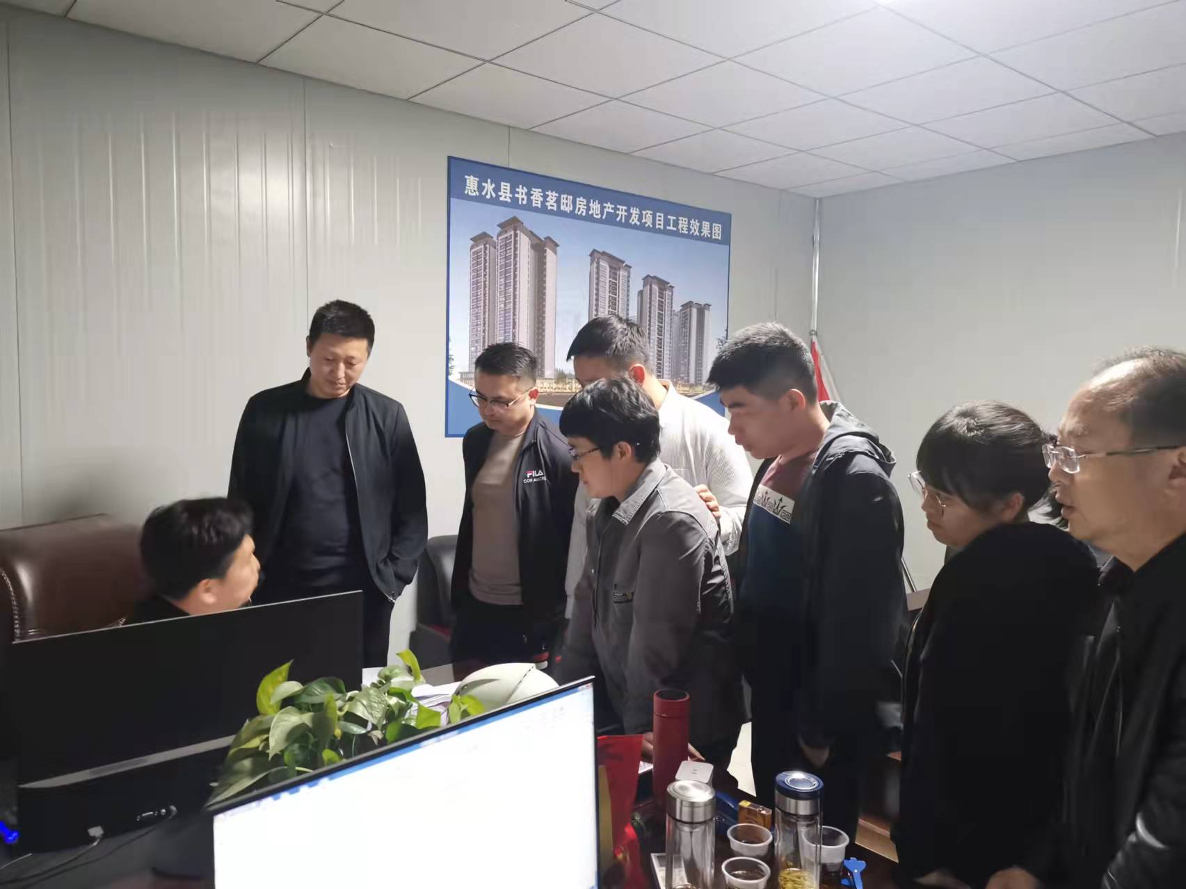县委常委常务副县长陈照林督导检查建筑工地安全生产工作